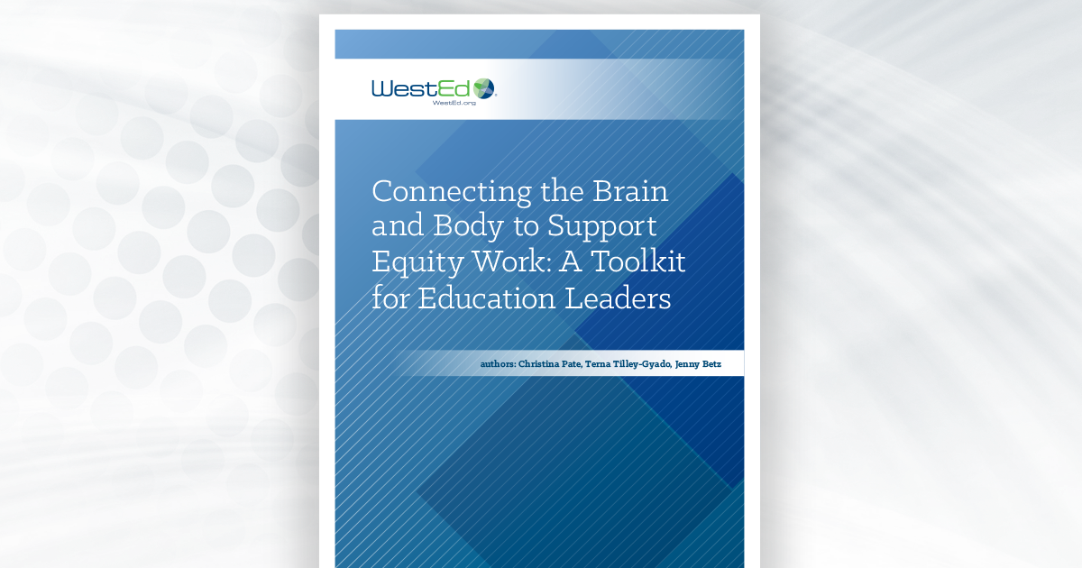 Making the Brain–Body Connection to Sustain Equity Work