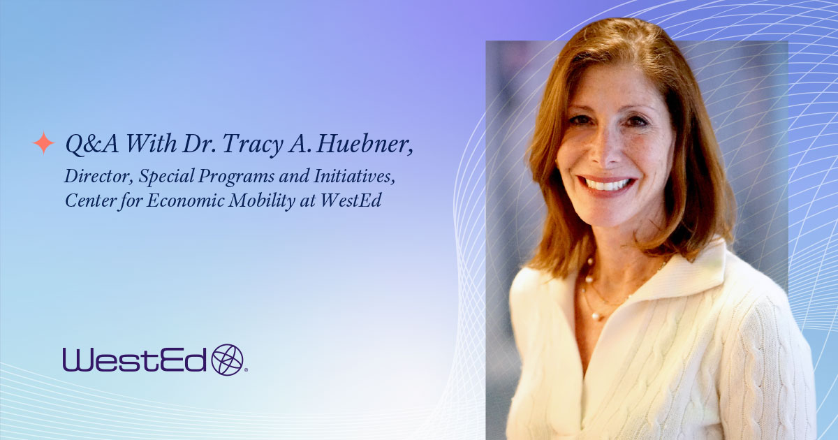 Links to the WestEd Studies Impact of Innovative Youth Mental Health Initiative Now Expanding to Seven More States Q&A With Dr. Tracy A. Huebner on WestEd.org