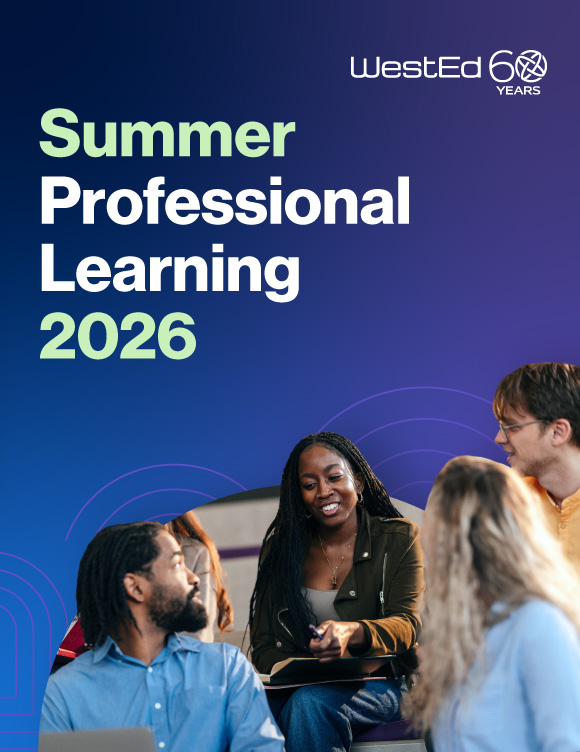 Links to "Summer 2026 Professional Learning" on WestEd.org