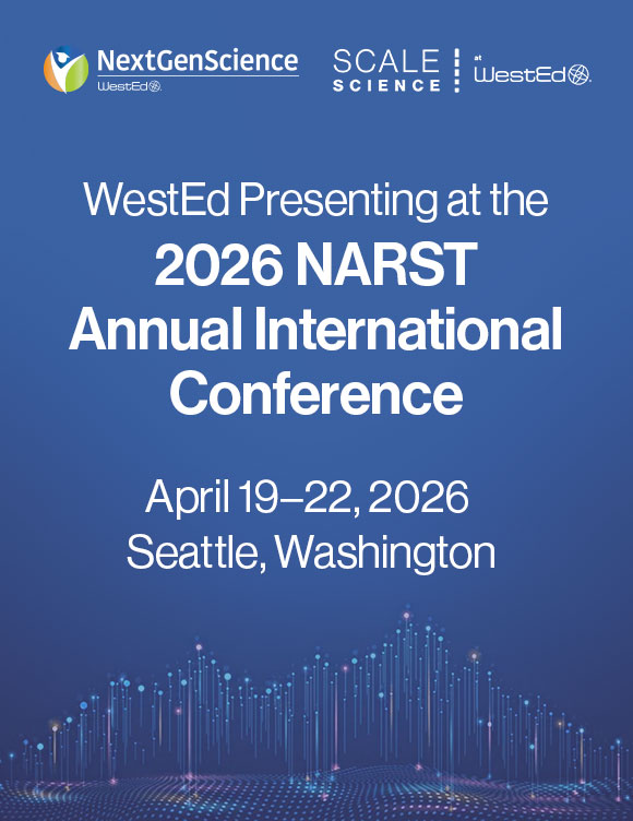 Links to the NARST Annual International Conference event page on WestEd.org