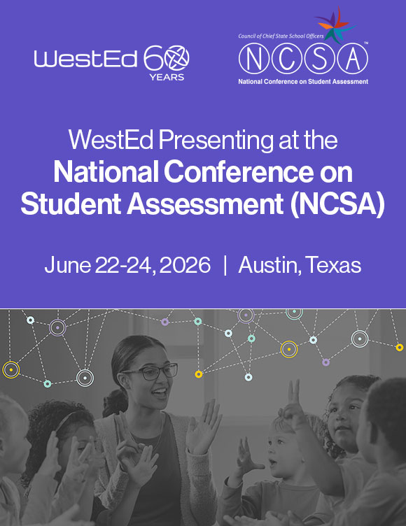 Links to the "2026 National Conference on Student Assessment, June 22-24 in Austin, Texas" event page on WestEd.org