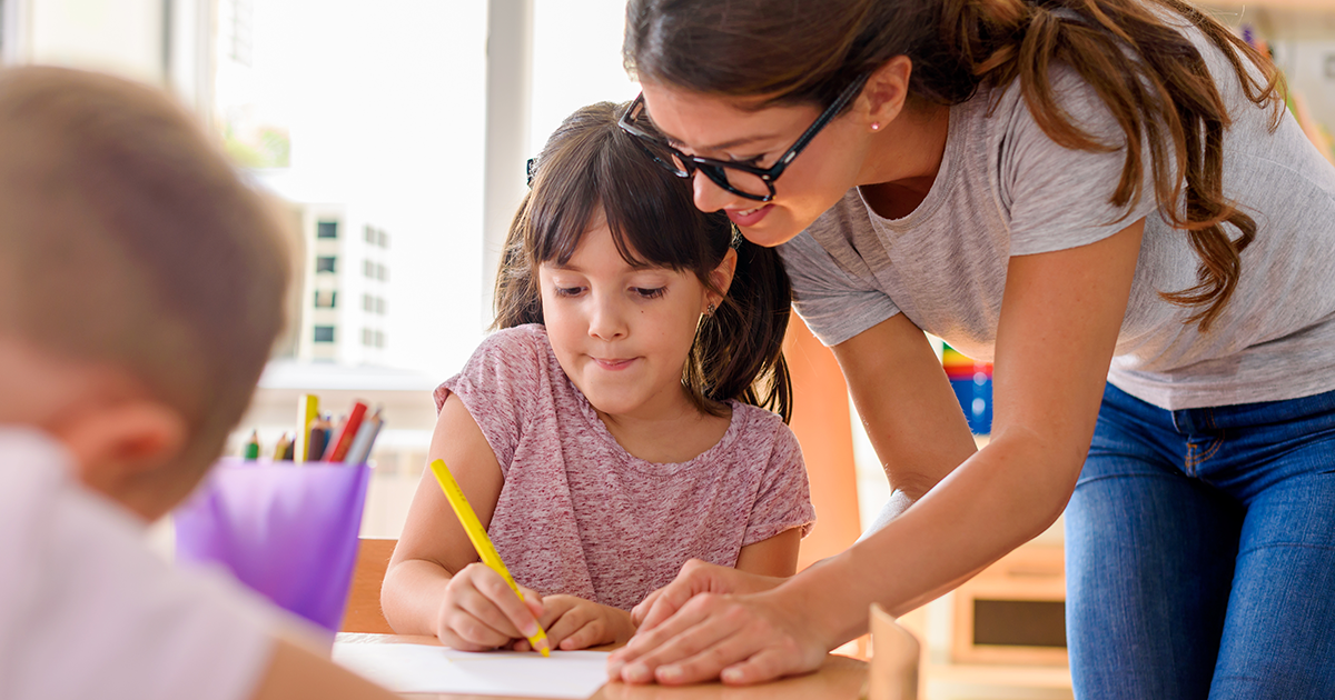 Teacher and student